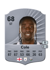 Devante Cole Rare 68 OVR