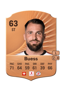 Roman Buess Rare 63 OVR