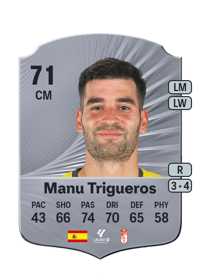 Manu Trigueros Rare 71 OVR