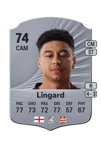 Jesse Lingard Rare 74 OVR