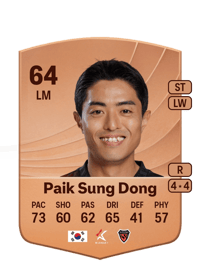 Paik Sung Dong Common 64 OVR