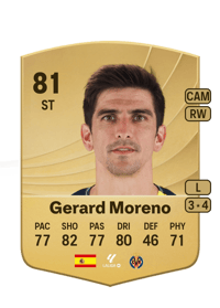 Gerard Moreno Common 81 OVR