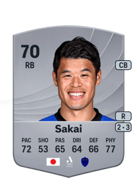Hiroki Sakai Common 70 OVR