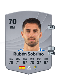 Rubén Sobrino Common 70 OVR