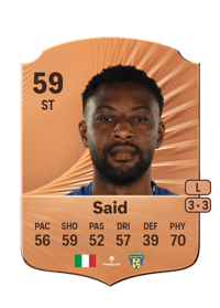 Said Ahmed Said Rare 59 OVR