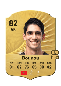 Yassine Bounou Rare 82 OVR