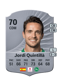 Jordi Quintillà Rare 70 OVR
