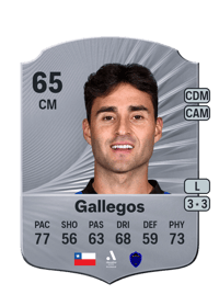 Felipe Gallegos Rare 65 OVR