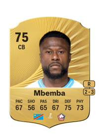 Chancel Mbemba Rare 75 OVR