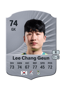 Lee Chang Geun Rare 74 OVR