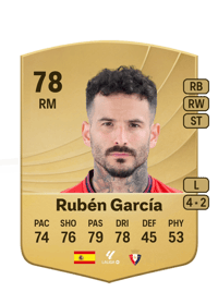 Rubén García Common 78 OVR