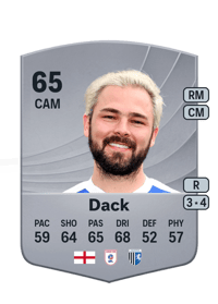 Bradley Dack Common 65 OVR