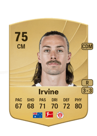 Jackson Irvine Common 75 OVR