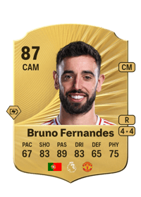 Bruno Fernandes Rare 87 OVR