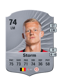 Nikola Storm Rare 74 OVR