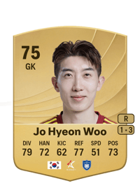 Jo Hyeon Woo Common 75 OVR