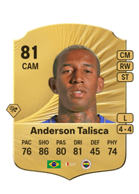 Anderson Talisca Rare 81 OVR