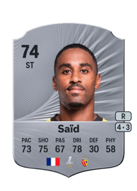 Wesley Saïd Rare 74 OVR