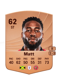 Jamille Matt Common 62 OVR