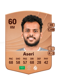 Abdulfatah Aseri Common 60 OVR