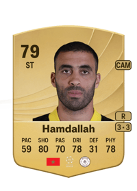 Abderrazak Hamdallah Common 79 OVR