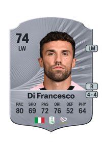 Federico Di Francesco Rare 74 OVR