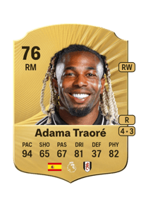 Adama Traoré Rare 76 OVR