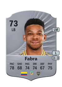 Frank Fabra Rare 73 OVR