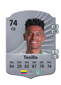 William Tesillo Rare 74 OVR