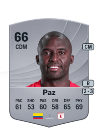 Luis Paz Common 66 OVR