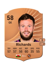 David Richards Rare 58 OVR