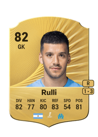 Gerónimo Rulli Rare 82 OVR