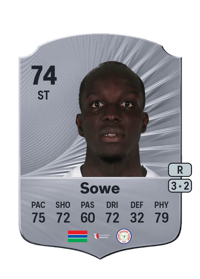 Ali Sowe Rare 74 OVR