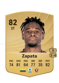 Duván Zapata Common 82 OVR