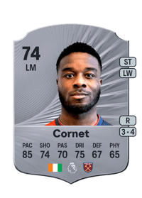 Maxwel Cornet Rare 74 OVR