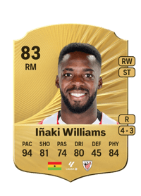 Iñaki Williams Rare 83 OVR