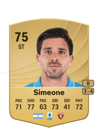 Giovanni Simeone Common 75 OVR