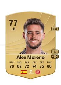 Álex Moreno Common 77 OVR