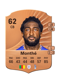 Manny Monthé Rare 62 OVR