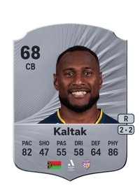 Brian Kaltak Rare 68 OVR
