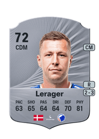 Lukas Lerager Rare 72 OVR