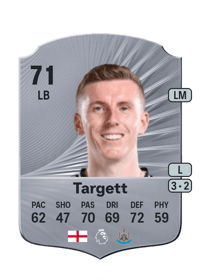 Matt Targett Rare 71 OVR