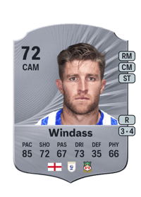 Josh Windass Rare 72 OVR