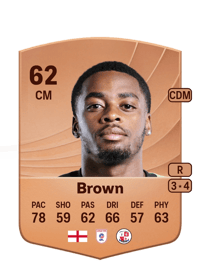 Reece Brown Common 62 OVR