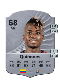 Déinner Quiñones Rare 68 OVR