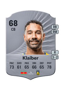 Sean Klaiber Rare 68 OVR