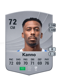 Mohammed Kanno Common 72 OVR