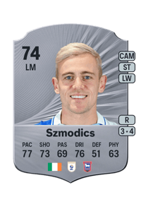 Sammie Szmodics Rare 74 OVR