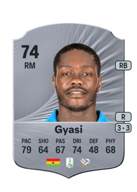 Emmanuel Gyasi Rare 74 OVR