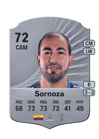 Junior Sornoza Rare 72 OVR